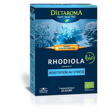 Rhodiola, 20 Fiole x 10ml, Laboratoires Dietaroma