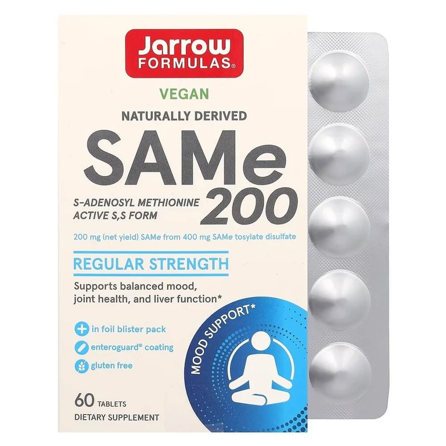 Sam-e Full Potency 200 mg Jarrow Formulas, 60 tabletek, Secom: ceny i cechy