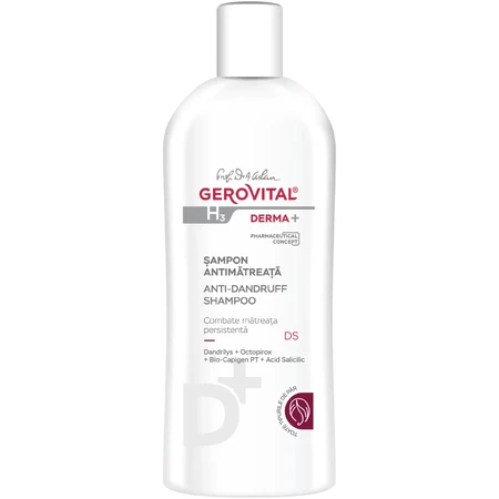 Sampon antimatreata Gerovital H3 Derma+, 200 ml, Farmec