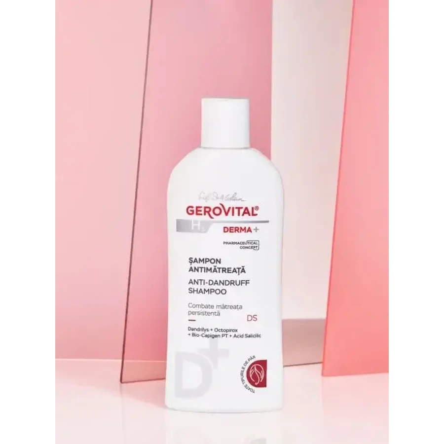 Sampon antimatreata Gerovital H3 Derma+, 200 ml, Farmec
