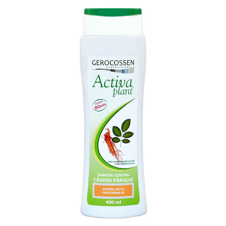 Shampoo gegen Haarausfall mit Walnuss, Ginseng, Provitamin B6 Activa Plant, 400 ml, Gerocossen
