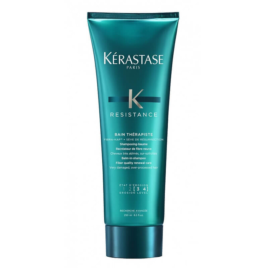 Sampon pentru ingrijirea parului foarte deteriorat Resistance Therapiste, 250 ml, Kerastase