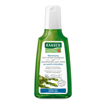 Sampon pentru par gras cu alge marine, 200 ml, Rausch