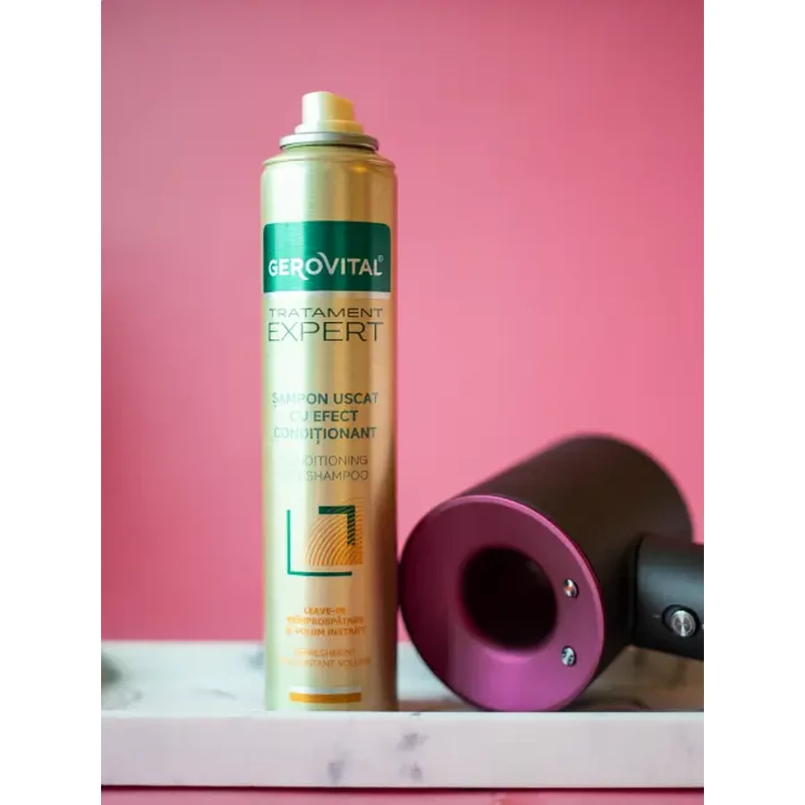 Dry shampoo with conditioning effect Gerovital Expert Treatment, 200 ml, Farmec