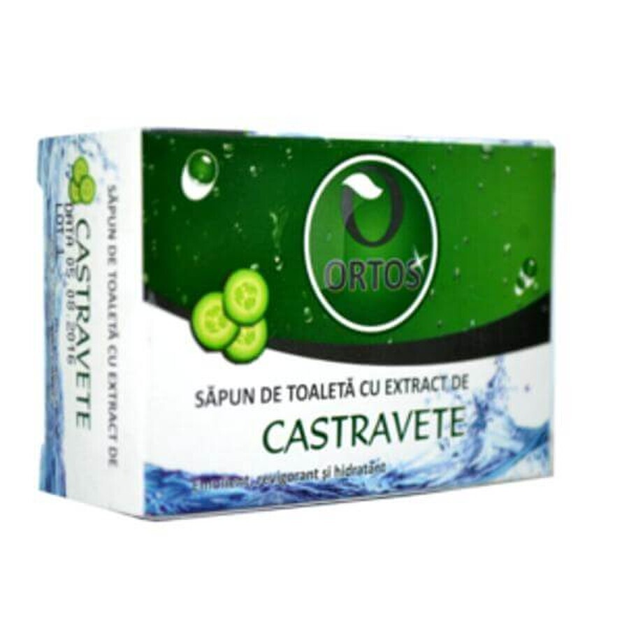 Sapun cu extract de castravete, 100 g, Ortos