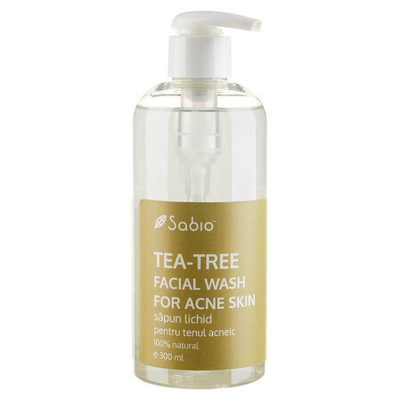 Teebaum-Gesichtswaschmittel, 300 ml, Sabio
