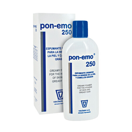 Liquid soap and shampoo with protein and collagen Pon-emo, 250 ml, Vectem