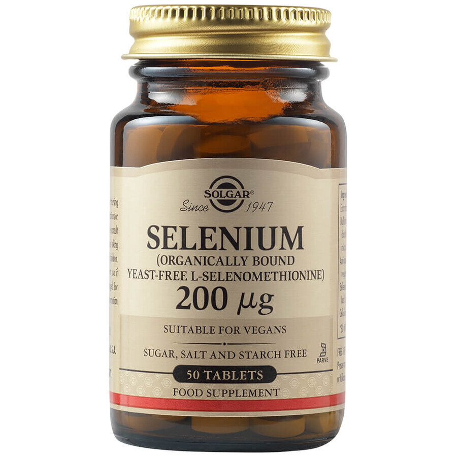 Selen 200 mcg, 50 Tabletten, Solgar Bewertungen