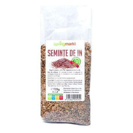 Seminte de In, 125 g, Spring Markt