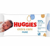 Pure Extra Care Wet Wipes, 56 pieces, Huggies