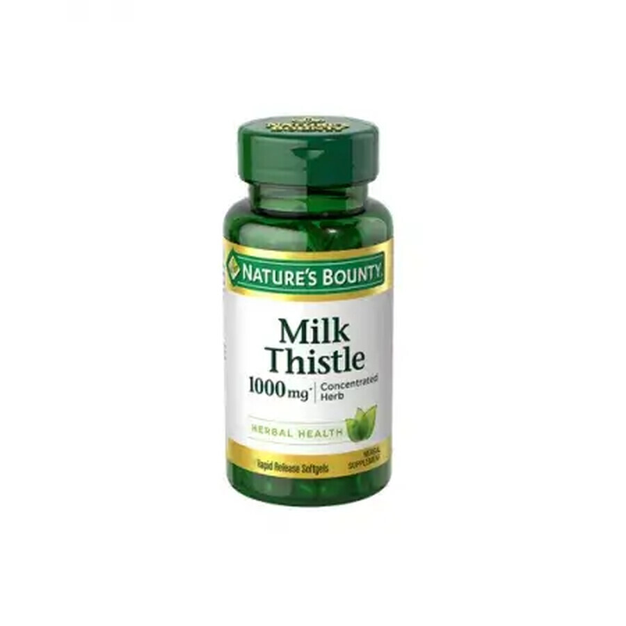 Silymarin Milk Thistle 1000mg, 60 capsule, Nature's Bounty