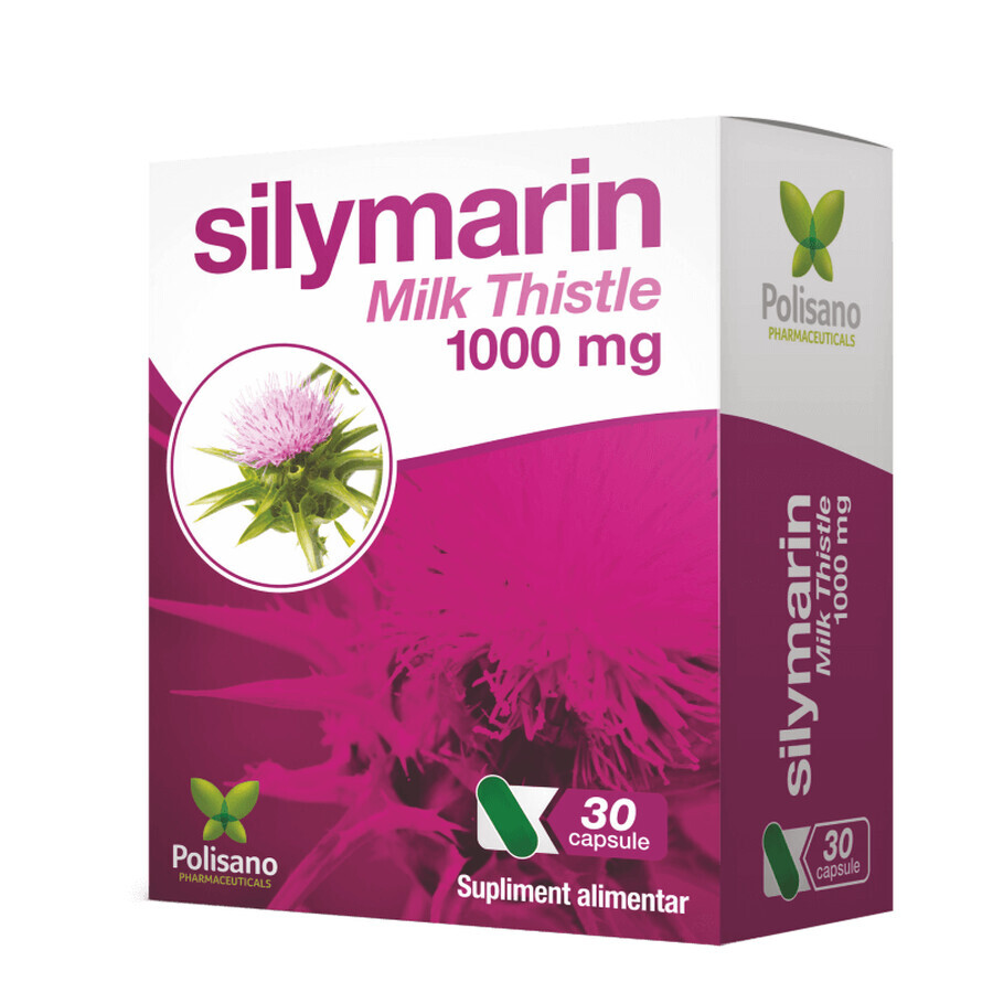 Silymarin Milk Thistle, 30 capsule, Polisano Pharmaceuticals