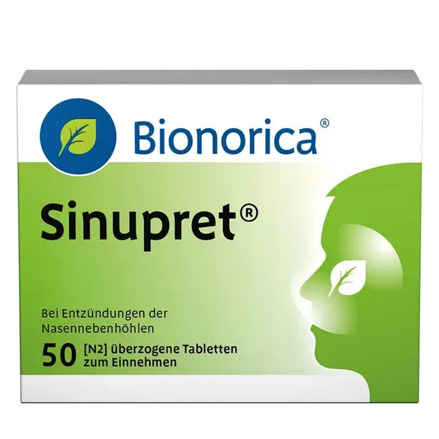 Sinupret, 50 Tabletten, Bionorica