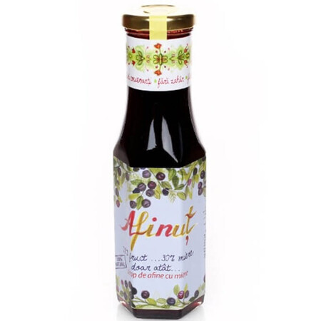 Sirop de afine cu miere Afinut, 230 ml, Prisaca Transilvania