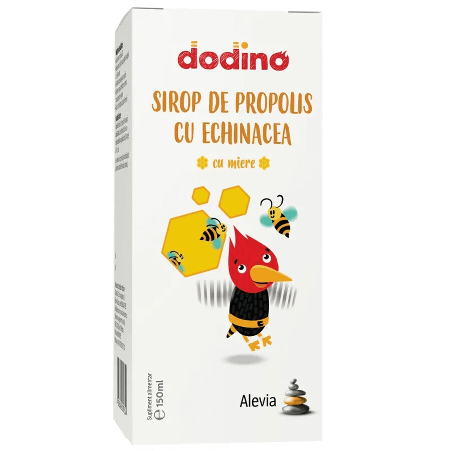 Propolis-Sirup mit Echinacea und Honig Dodino, 150 ml, Alevia