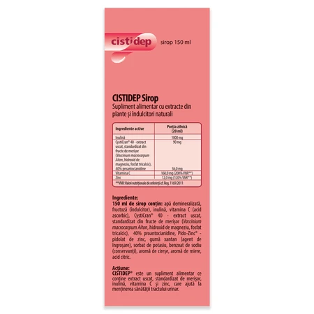Cistidep Baby-Sirup, 150 ml, Dr. Phyto