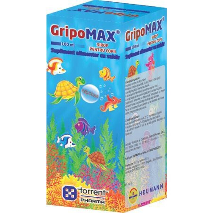 Sirop pentru copii GripoMAX, 100 ml,Torrent