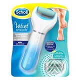 Sistem electronic pentru ingrijirea picioarelor Velvet Smooth, albastra, Scholl