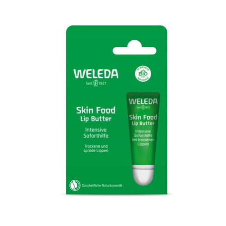 Skin Food Balsam für trockene, rissige Lippen, 8 ml, Weleda