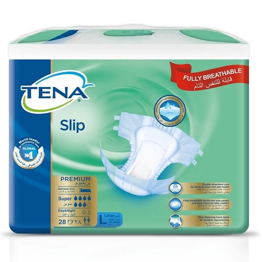 Slip Premium Super Large, 28 bucati, Tena