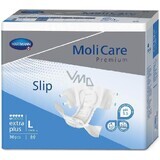 Slip tip scutec pentru incontinenta Extra Plus L MoliCare Premium, 30 bucati, Hartmann