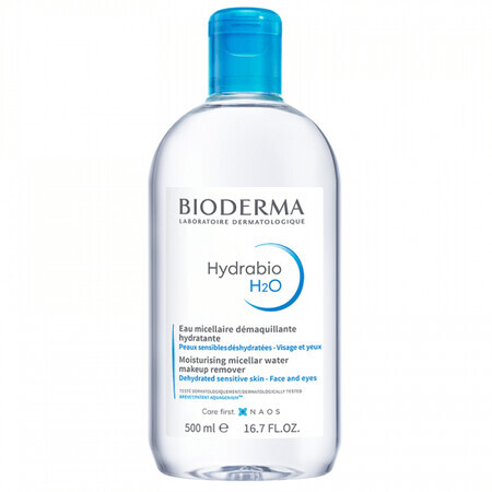 Bioderma Hydrabio H2O Moisturizing Micellar Solution, 500 ml