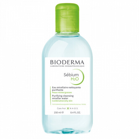 Bioderma Sebium H2O Solution micellaire pour peaux mixtes et grasses, 250 ml