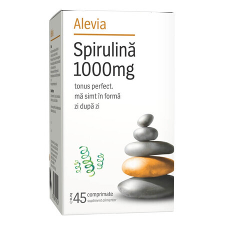 Spirulina 1000mg, 45 tablets, Alevia