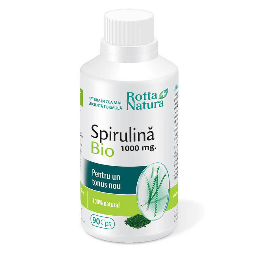 Spirulina Bio 1000 mg, 90 Tabletten, Rotta Natura