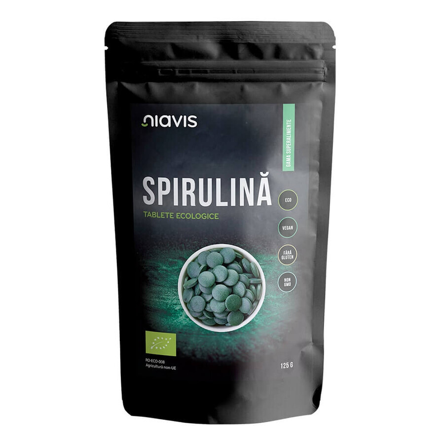 Spirulina tablete ecologice, 125g, Niavis