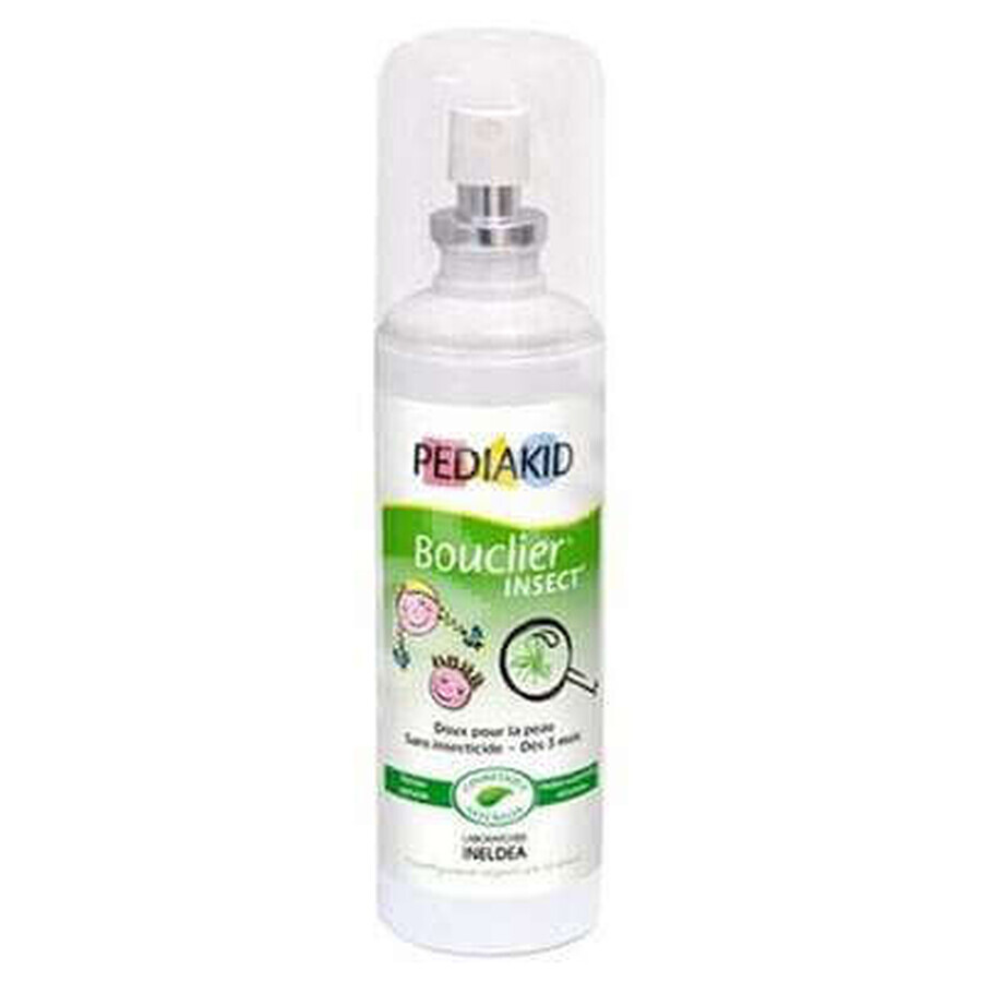 Bouclier Insect Mosquito and Tick Spray, 100 ml, Pediakid 