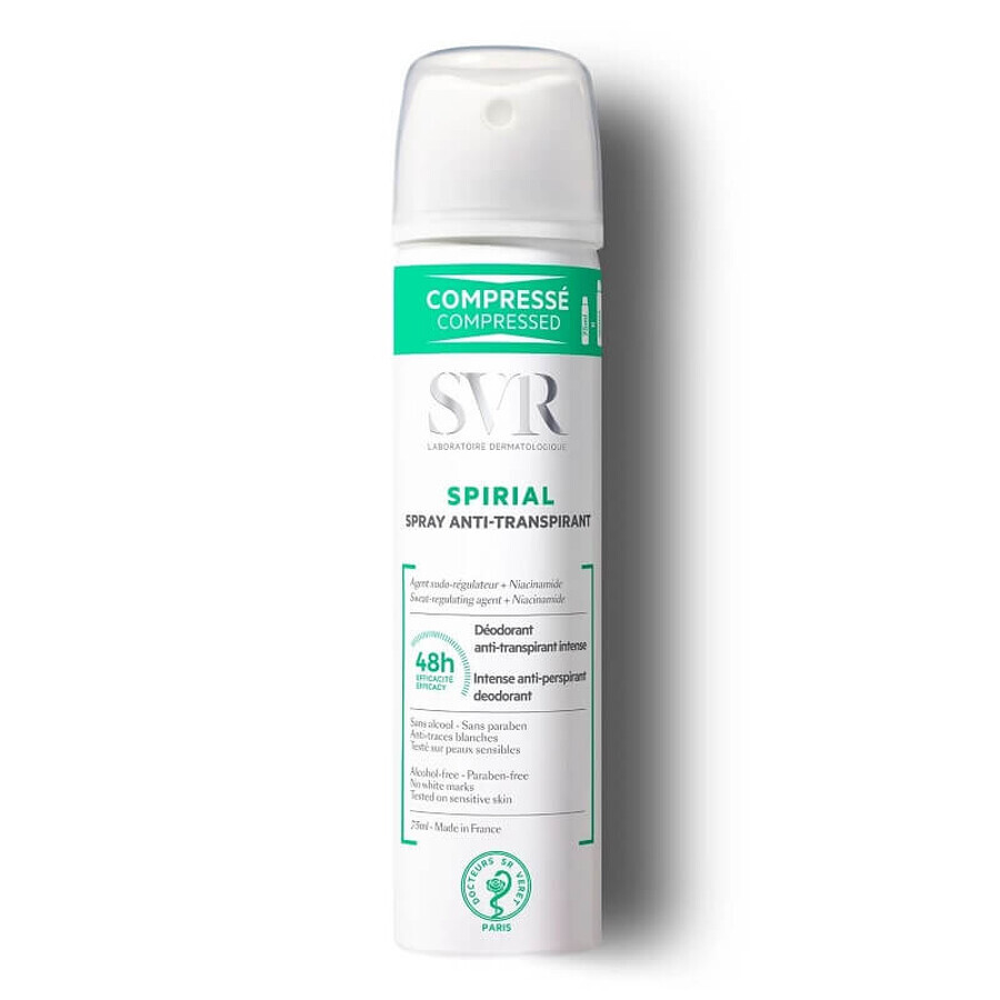 Spirial Antitranspirant Spray, 75 ml, Svr