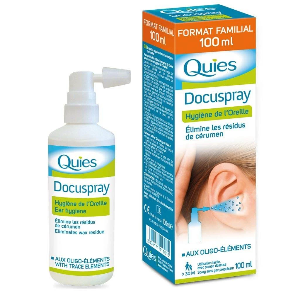 Docuspray Ohrenspray auf Meeresbasis, 100 ml, Quies