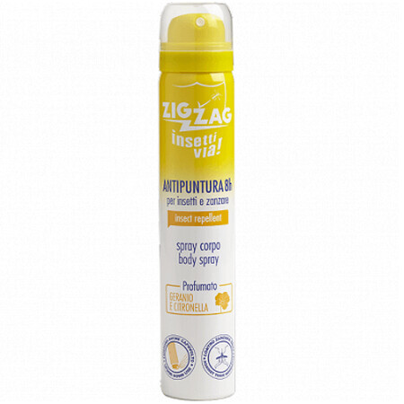 Körperspray gegen Stechmücken und Insekten Geranium, 100 ml, Zig Zag