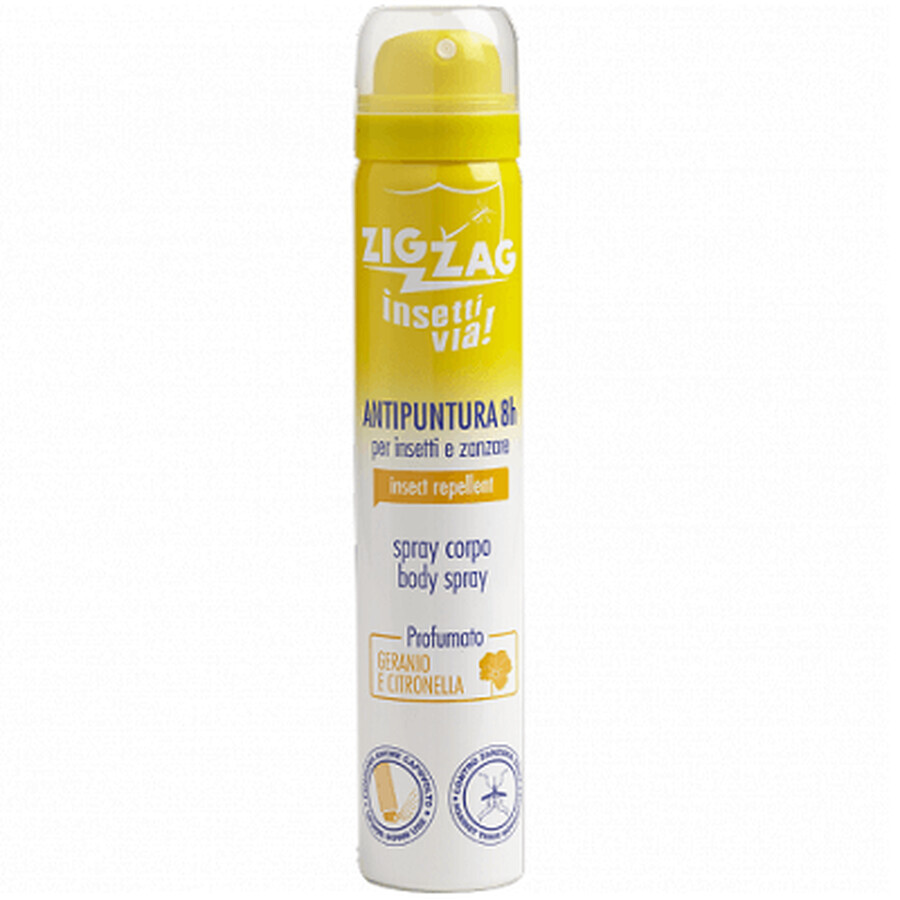 Körperspray gegen Stechmücken und Insekten Geranium, 100 ml, Zig Zag