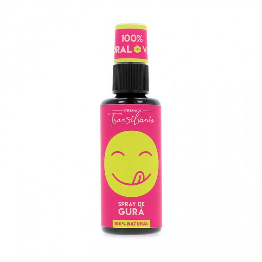 Spray de gură 100% natural, 50 ml, Prisaca Transilvania