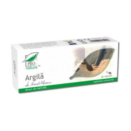 Argila, 30 capsule, Pro Natura