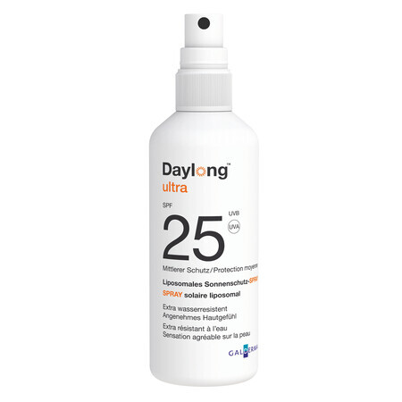 Spray lipozomal de protectie solara cu SPF 25 Daylong Ultra, 150 ml, Galderma