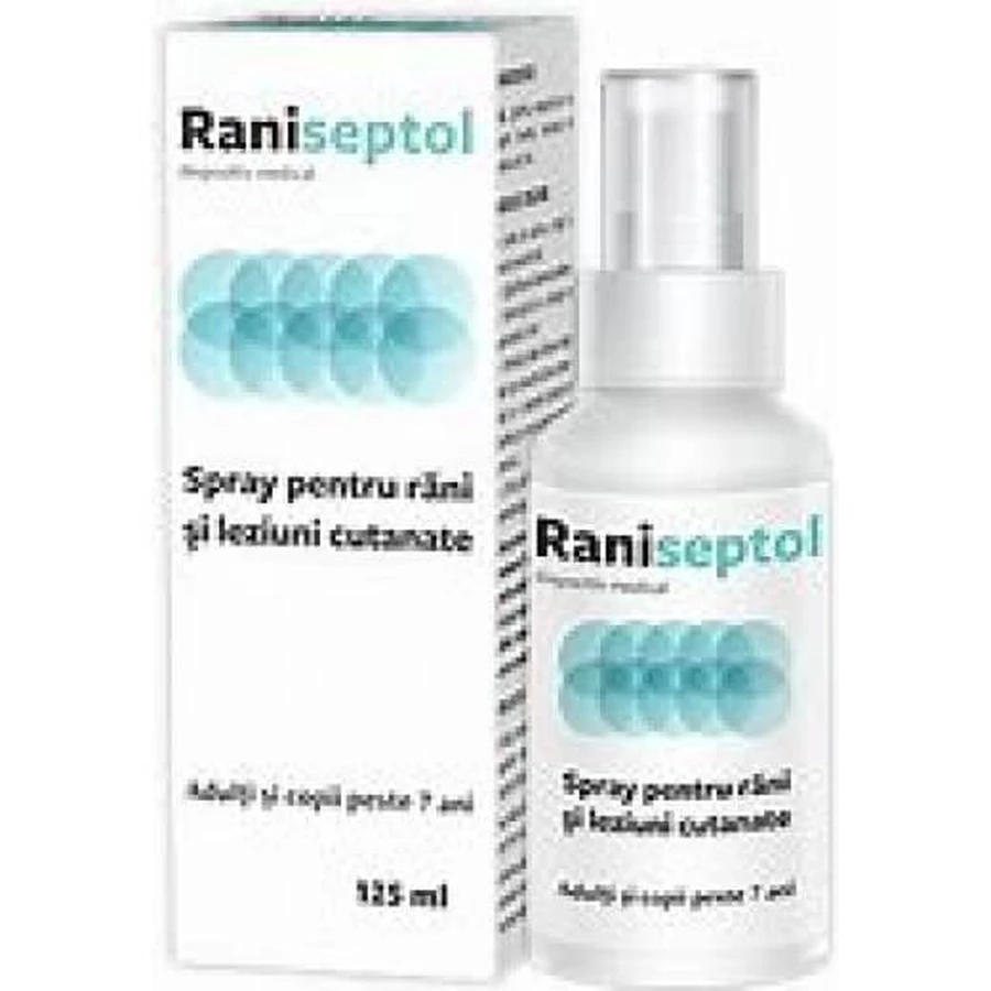 Spray für Wunden und Hautverletzungen, Raniseptol, 125 ml, Zdrovit