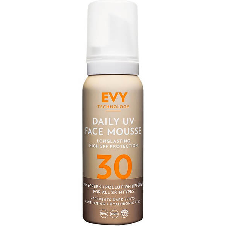 Spuma de fata Daily UV Unisex SPF 30, 75 ml, Evy Technology