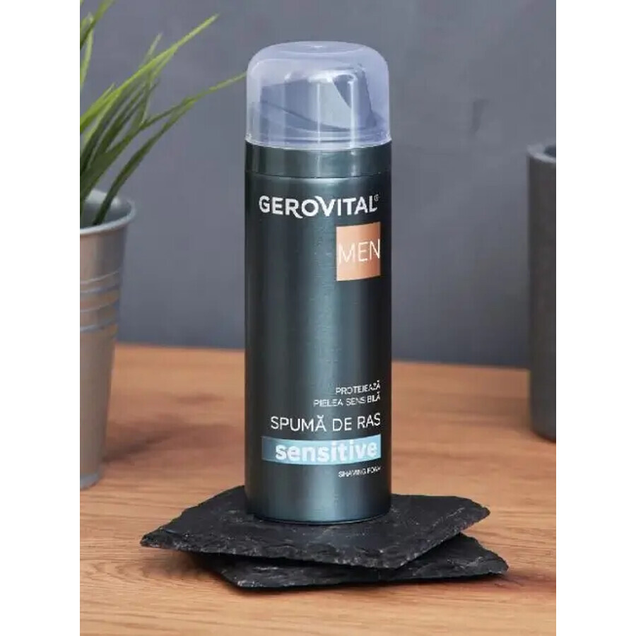 Gerovital Men Sensitive Rasierschaum, 200 ml, Farmec