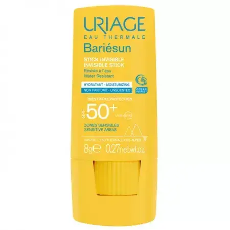 Bariesun SPF50+ Unsichtbarer Sonnenschutz Stick, 8 g, Uriage