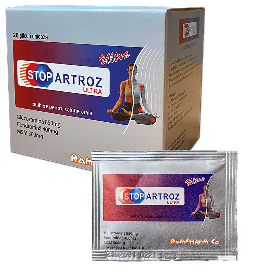 Stopartroz Ultra, 30 plicuri, Rompharm