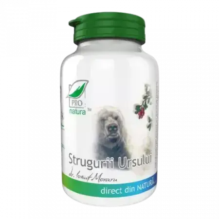 Strugurii Ursului, 60 capsule, Pro Natura