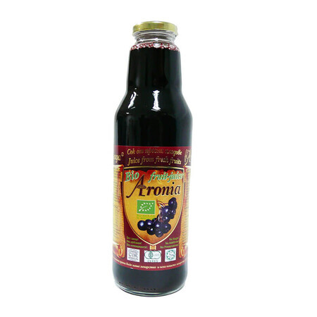 Organic fresh aronia fruit juice, 300 ml, Miriam