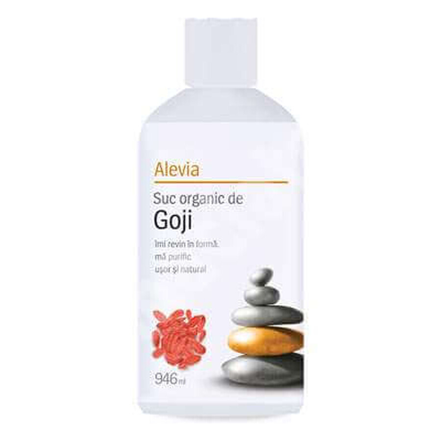 Suc organic Goji, 946 ml, Alevia