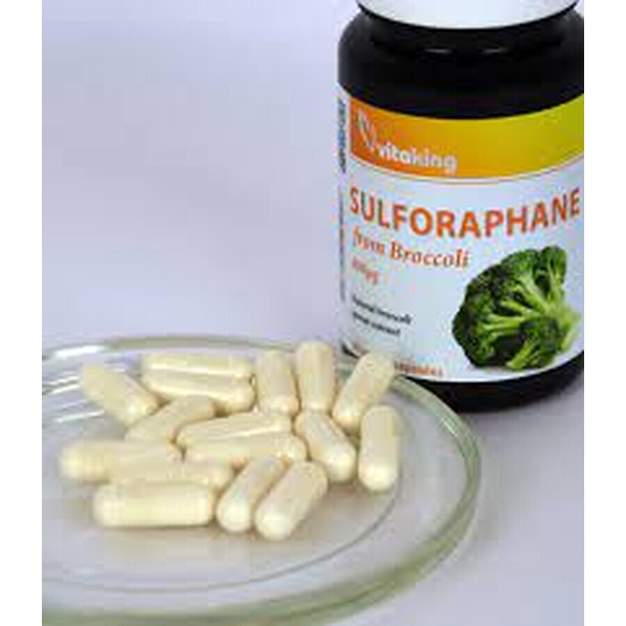 Sulforaphane din broccoli 400 mcg, 60 capsule, VitaKing