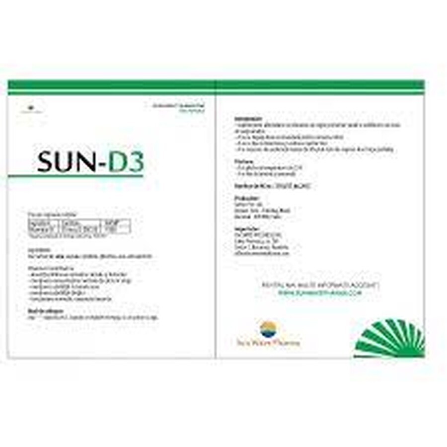 Sun-D3, 60 Kapseln, Sun Wave Pharma