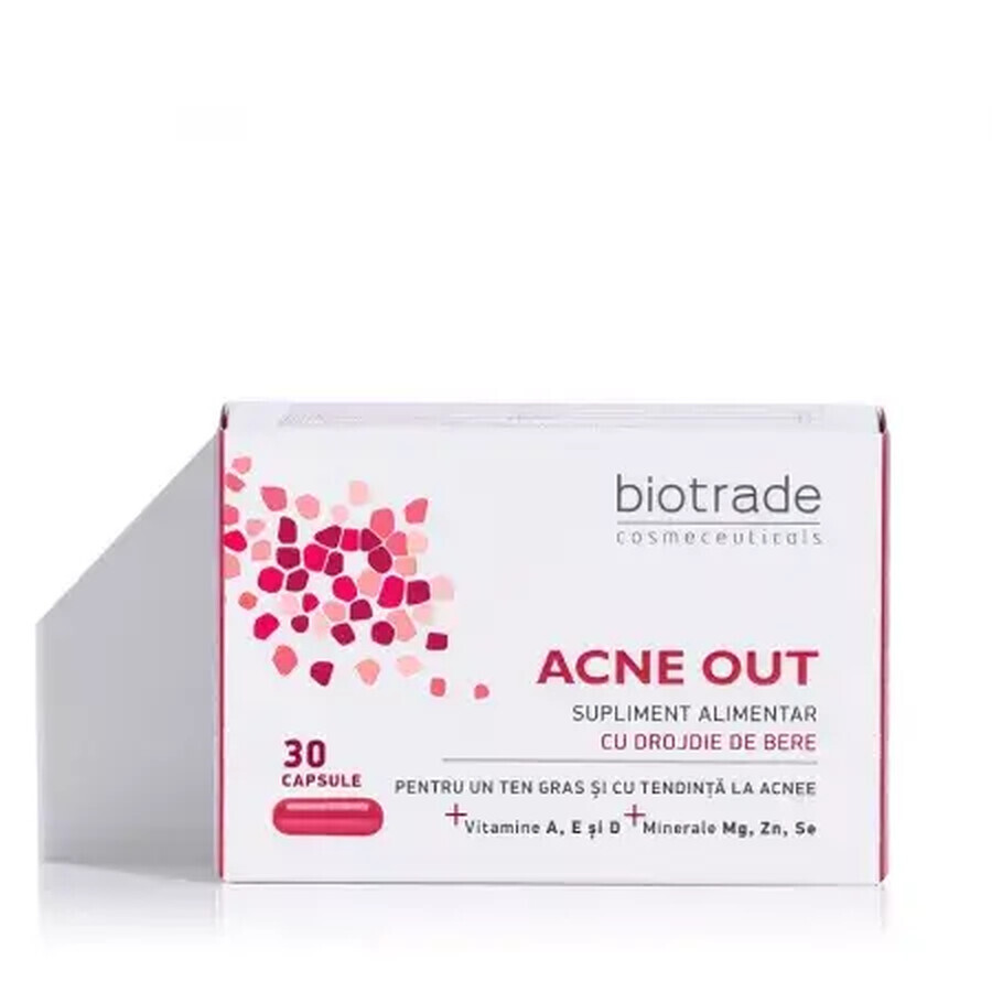 Acne Out Nahrungsergänzungsmittel, 30 Kapseln Biotrade