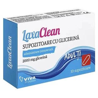 LaxaClean Glyzerin Zäpfchen, 10 St., Viva Pharma